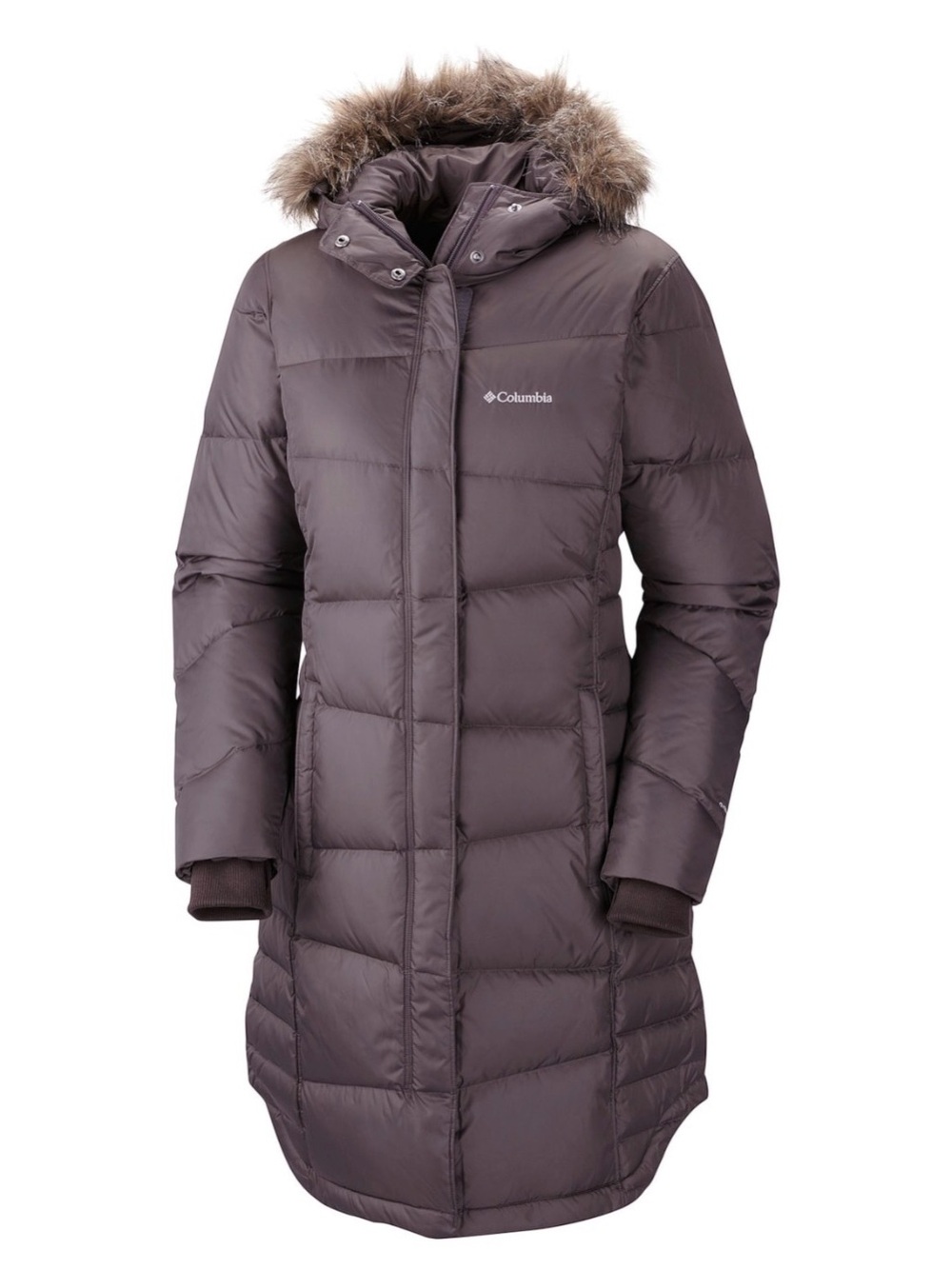 Columbia Women's Puffer Coat with Faux-Fur Trim
